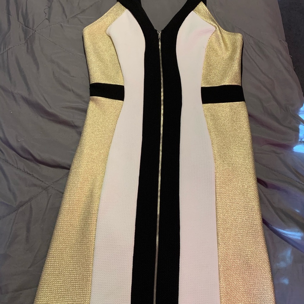 Multi color bandage dress